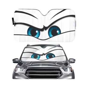 Imagem de 70x130cm Moda Carro Janela Frontal Viseira Protetor Solar Cortina Anti