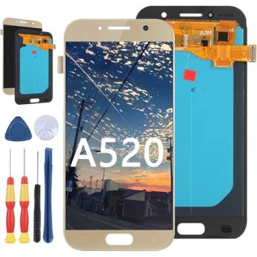 Imagem de Yuxyiony Nova tela de substituição para tela LCD Samsung Galaxy A5 A520 2017 SM-A520F e ferramentas de substituição.