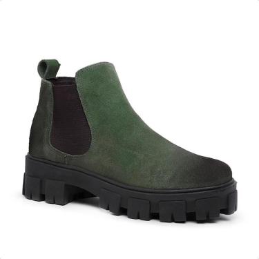 Imagem de Bota Chelsea Masculina Malbork Verde com Solado Tratorado 24788NV-Masculino