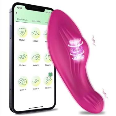 Imagem de Vibrador Invisível Controle Via App Bluetooth Recarregável Silencioso Bullet Estimulador Feminino