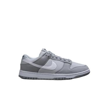 Imagem de Nike Tênis feminino Dunk Low, Cinza fumê claro e branco, 35 BR
