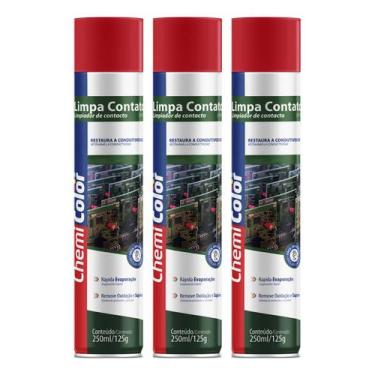 Imagem de 3 Limpa Contato Remove Oxidação Repara Condutividade 250ml - Baston