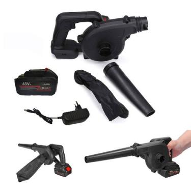 Imagem de Soprador Aspirador Potente Sem Fio Bateria Recarregavel Folhas Detrito