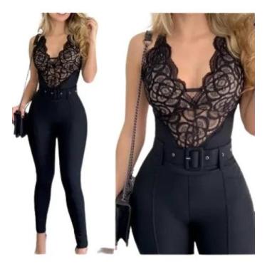 Imagem de Conjunto Feminino Calça Skinny Com Body Bori - Josy Modas, P