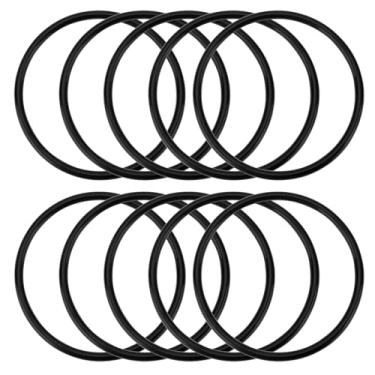 Imagem de Briny River 10 peças de substituição de anéis de vedação de borracha 521147 65 mm OD 58 mm ID 3,5 mm de largura compatível com Pentair IntelliChlor IC15, IC20, IC40, IC60 compatível com geradores de