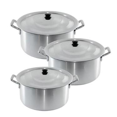 Imagem de Caldeirão Panela De Alumínio Linha Hotel Envio Imedito - Panela Indust