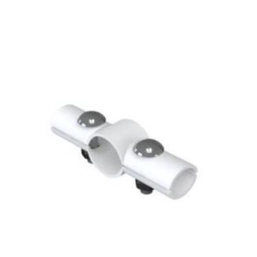 Imagem de Braçadeira Dupla tubo Redondo 1 Polegada Cor Branco - Ativa