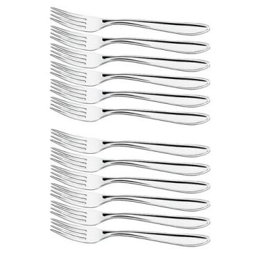 Imagem de Jogo De Garfos Para Sobremesa Brinox Lyon 166 x 1,2 mm 12 Peças Aço In