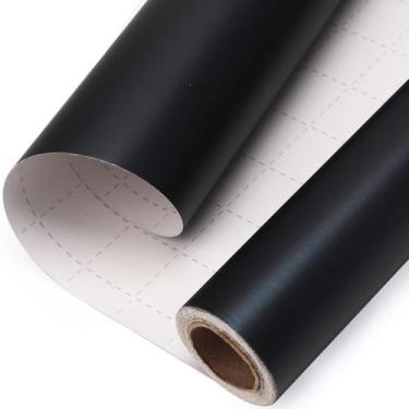 Imagem de Papel de embrulho Ribbli Matte Black Metallic 76cm x 10mm