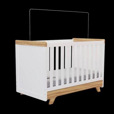 Imagem de Berço Moveis Peroba Retro Dorabelly Americano 3x1 MDF