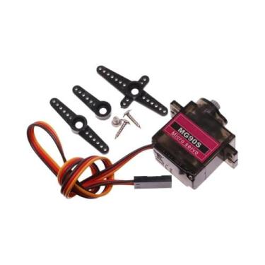 Imagem de Servo De Engrenagem Metálica MG90s SG90 Para Arduino, Helicóptero, Mod