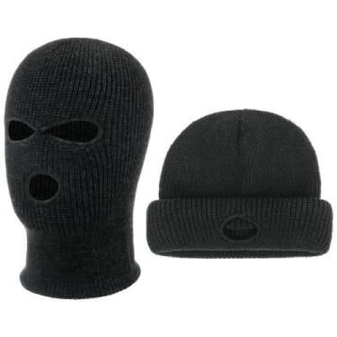 Imagem de Touca Gorro Lã Preta Ninja Motoqueiro Balaclava - Classe - CLASSE JL