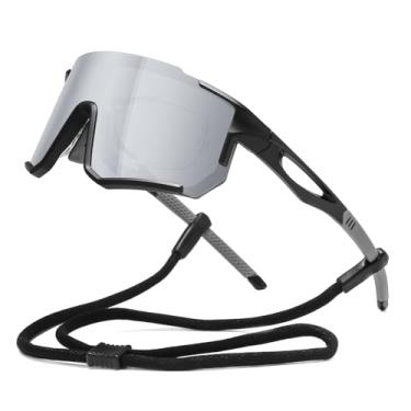 Imagem de Suertree Óculos de sol polarizados para ciclismo masculino e feminino, proteção UV com clipe de miopia, beisebol, ciclismo, corrida, MTB, óculos de sol