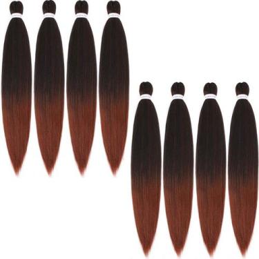 Imagem de Braiding Hair Alrence pré-esticado de 36 polegadas, 8 pacotes T1B/350