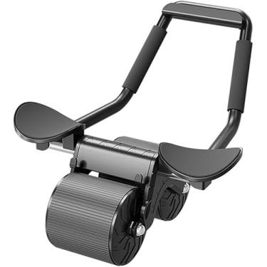 Imagem de Rolo Abdominal De Rebote Automático Treinador Abdominal Doméstico Rolo Abdominal Para Treinamento Abdominal Para Fitness Treinamento De Força Treino Em Casa, Black, normal