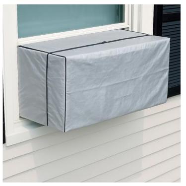 Imagem de Vinil externo janela AC ar condicionado capa média para unidades de janela até 8.000 BTU