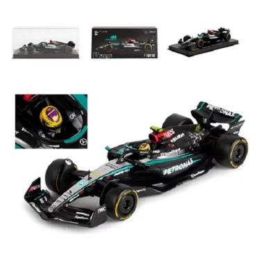 Imagem de Miniatura Metal 1/43 C/ Piloto Caixa Acrilica Formula 1 Mercedes F1W15 Lewis Hamilton 44 – Burago