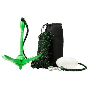 Imagem de MARINE SYSTEM Âncora dobrável para barco, 1,6 kg, kit de ancoragem para caiaques, canoas, pranchas de remo (1,6 kg)