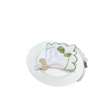 Imagem de Kit Jogo Americano 12 Mesa De 6 Lugares Mesa Posta Guardanapo (costela de adão)