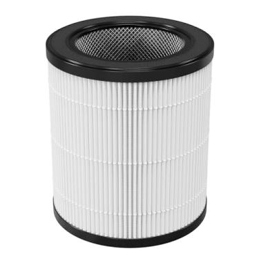 Imagem de Filtro de substituição HEPA verdadeiro H14 para purificadores de ar FETIONS ZQA-4000A, sistema de filtragem 3 em 1 de alta eficiência com camada de filtro de carvão ativado, branco, 1 pacote