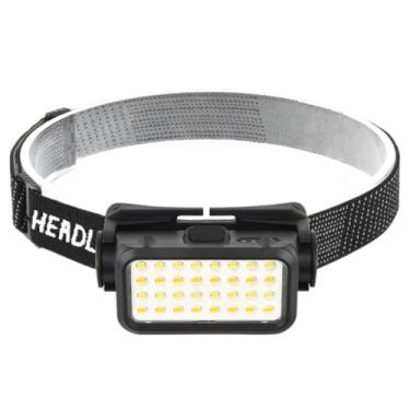 Imagem de Lanterna De Cabeça Tática Led Recarregável Ajustável 1200mah(Preto)