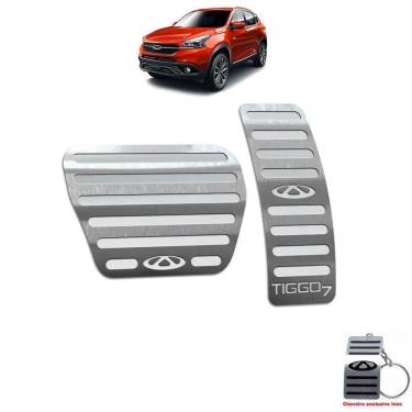Imagem de Pedaleira Automático Chery Tiggo 7 2019 2022 Prata