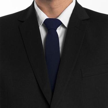 Imagem de Azul marinho oxford - gravata para casamentos e eventos - Dmais Gravat