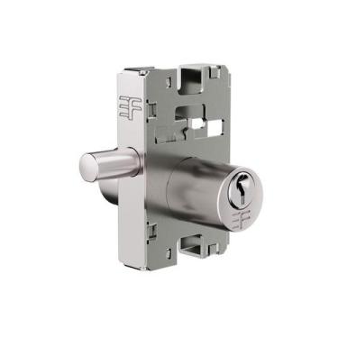 Imagem de Fechadura Para Porta ou Janela de Abrir De Vidro 3F 3041 Cilindro Redo