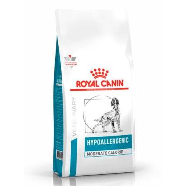Imagem de Ração Royal Canin Veterinary Hypoallergenic Moderate Calorie para Cães