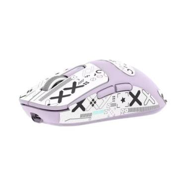 Imagem de Mouse Gamer Sem Fio Ultra Leve 49g 26000dpi 650IPS Attack Shark X3 Par
