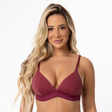 Imagem de Sutiã Bojo Soft Microfibra Super Macio Sem Aro Elástico Anatômico Ling