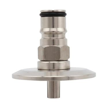 Imagem de Fenteer Peça de reposição para poste de trava de esfera de 1,5 polegada, virola de 50,5 mm de diâmetro externo, encaixe de braçadeira tripla, peças de barril, Pós Líquido