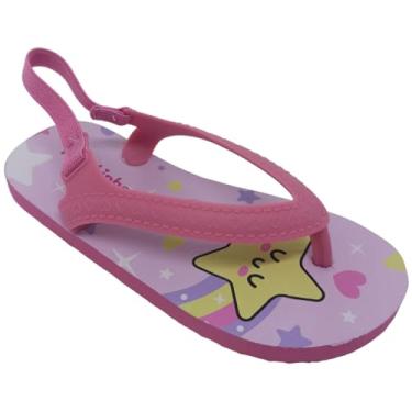 Imagem de Molekinha, Sandália Molekinha Menina Infantil PVC com Estrelas (Multi Rosa, BR, Bebê, Numérico, 25)