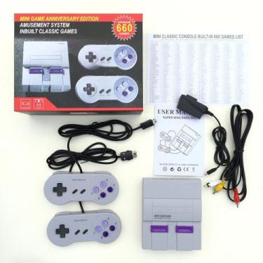 Imagem de Retro Classic Video Game Console 660 Jogos para NES Super Ma - Lightbe
