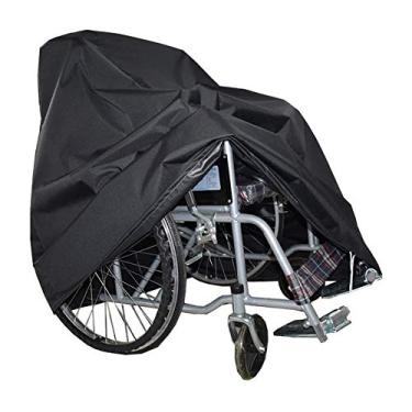 Imagem de Capa para cadeira de rodas elétricaRollator bolsa de viagem bicicleta dobrável Scooter, capa para rodas elétricas impermeável para viagens capa para cadeira de rodas elétrica capa para chuva