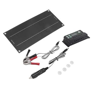 Imagem de Kit de carregador de bateria de painel solar de 600 W Kit de painel solar portátil de 18 V Carregador de bateria solar de alta eficiência para RV, carro, barco, agricultura ao ar