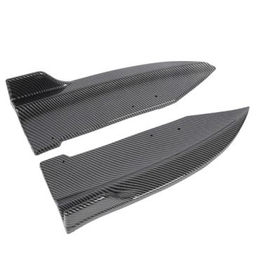 Imagem de Generic Difusor de Canard para Para-choque Traseiro, Esquerda e Direita, Fácil Instalação, Esportivo, 1 par de Spoiler Traseiro para X6 G06 M-sport 2020 a 2022 (Padrão de fibra de carbono)