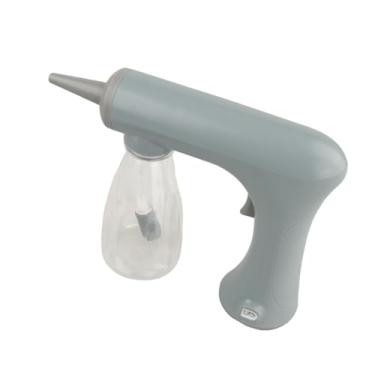 Imagem de oshhni Máquina de espuma com dispensador de garrafas com carregamento USB, fácil de usar, máquina de espuma rápida para quente para casa, salão de barbearia, Cinza