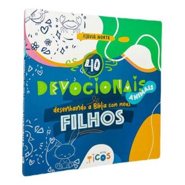 Imagem de Livro Infantil - 40 Devocionais Desenhando A Bíblia Com Os Meus Filhos
