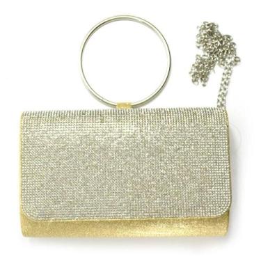 Imagem de Bolsa de Festa M1053 FESTA - Miss Bela, UNICO, Dourado