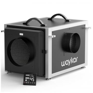 Imagem de Desumidificador de Crawl Space Waykar 74 litros com Controle Remoto para até 603 m2, Desumidificador Comercial Dual Duct HVAC