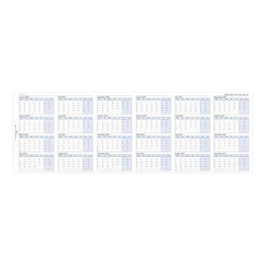 Imagem de Filofax Recarga de calendário diário, tamanho pessoal/compacto, agenda vertical de quatro anos, papel branco, inglês, 2026 (C68403-26)