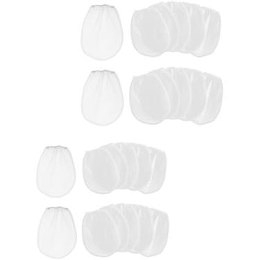 Imagem de 12 sacos de filtro de tinta com abertura elástica, filtro de malha ultrafina, saco de filtro de 1 galão para limpeza de pintura (24 peças)