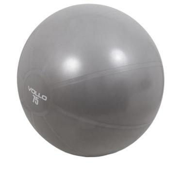 Imagem de Vollo Sports Gym Ball, Bola de Ginástica Unissex Adulto, Cinza (Grey), 75 cm