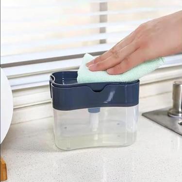 Imagem de Ferramenta de prensa de detergente, ferramenta de cozinha utilitária de enchimento de líquido, preta