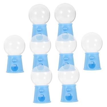 Imagem de 12 minimáquinas de chiclete, dispensador de doces, máquinas de venda automática de plástico, banco de gumballs divertido para festas e eventos, dispensador de doces