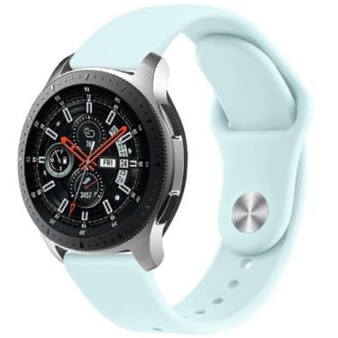 Imagem de Pulseira de relógio de 22 mm para Samsung Galaxy Watch 3 de 45 mm/Galaxy Watch de 46 mm/Gear S3 Frontier/Classic, pulseira de silicone esportiva de liberação rápida para Garmin Venu 3/2/vivoactive 4