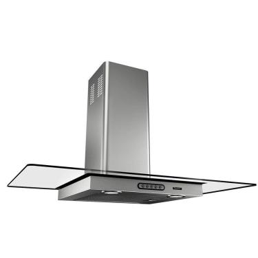 Imagem de Coifa Terim Vidro Reto Duto Slim 80Cm Inox 220V