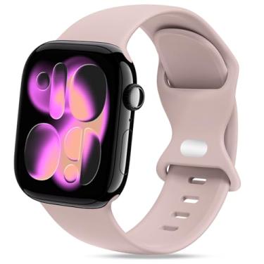 Imagem de STG Sport Pulseira de silicone compatível com Apple Watch Ultra 2/Ultra SE séries 10/9/8/7/6/5/4/4/3/2/1 de 38 mm, 40 mm, 40 mm, 40 mm, 41 mm, 44 mm, 46 mm, 49 mm, S/M M/G