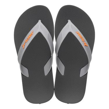 Imagem de Chinelo Infantil Masculino Rider Street Modelo de Adulto Grendene - Preto/Cinza (BR, Criança de 4 a 8 anos, Numérico, 35)